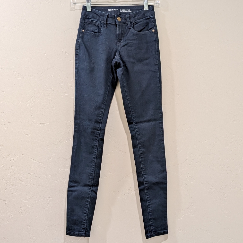 Old Navy Women's Dark Blue Skinny Jeans